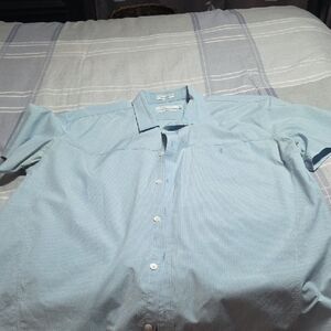 Calvin Klein Light Blue Casual Button Down Shirt